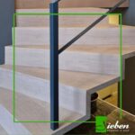 Stalen balustrade met trapleuning. Op maat gemaakt door Siebendesign.nl. Voor al uw maatwerk in staal